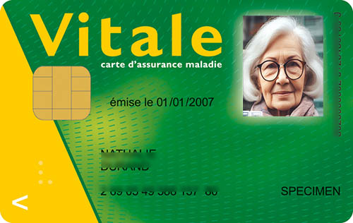 carte vitale mise à jour par la pharmacie Toledano